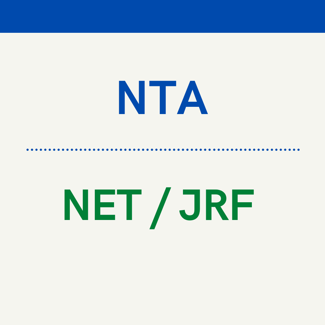 NTA - NET / JRF